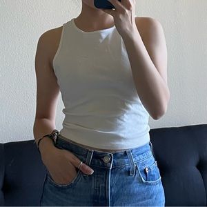 White Tank Top- Sz: Small